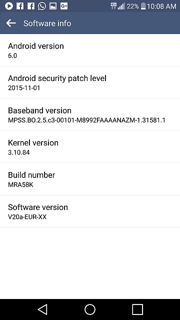 LG G4 Marshmallow