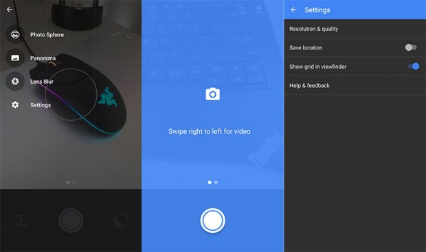 Cámara de Google actualizado con el UI del Nexus 6P y Nexus 5X