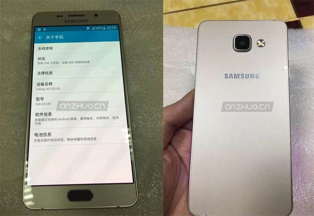 Samsung Galaxy A5 y Galaxy A7 de segunda generación filtrados en fotos