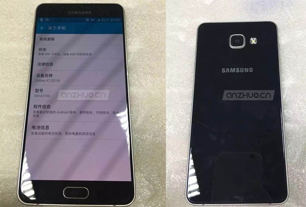 samsung galaxy a7 filtrado