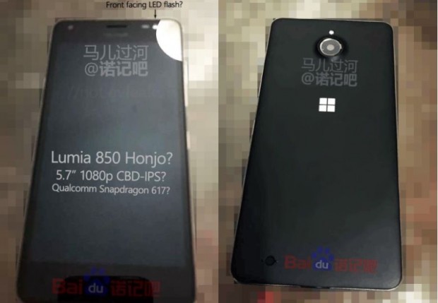 Microsoft Lumia 850 aparece nuevamente, esta vez en una imagen real