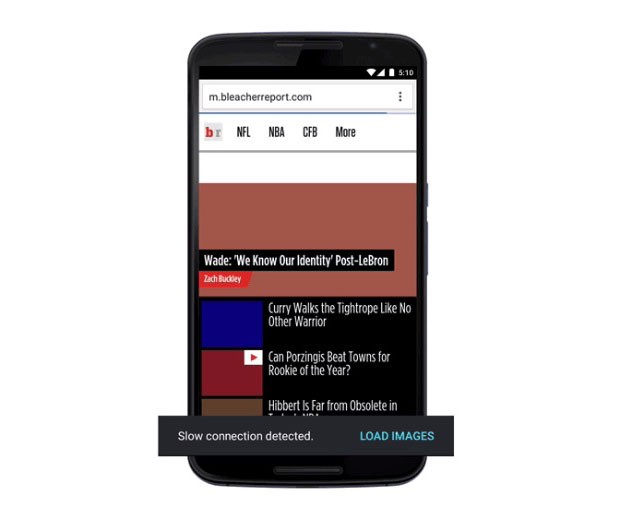Chrome para Android reduce el consumo de datos bloqueando imágenes