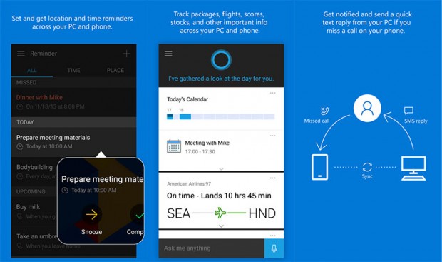 Asistente personal Cortana de Microsoft llega oficialmente a iOS y Android