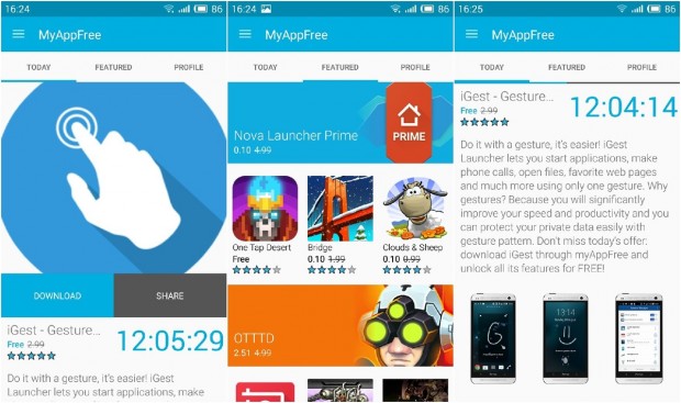 myAppFree llega a Android con una app gratis cada día