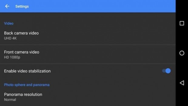 Como agregar estabilización de imagen en el Nexus 5X con un cambio mínimo