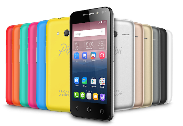 Serie Alcatel OneTouch Pixi 4 anunciada en CES 2016