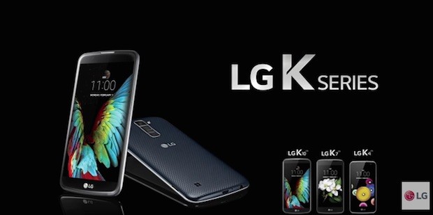 LG K4 aparece en video promocional de la serie K de LG