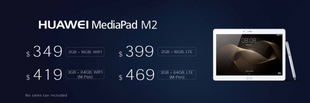 precios mediapad m2 10