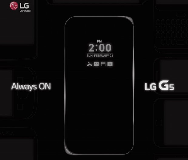 LG confirma modo Always On para el LG G5