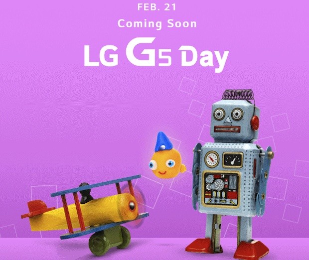 LG confirma al LG G5 para el 21 de febrero