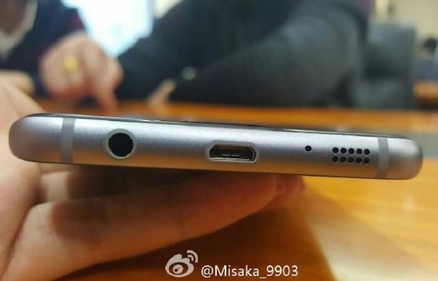 Foto filtrada del Galaxy S7 edge confirma puerto microUSB