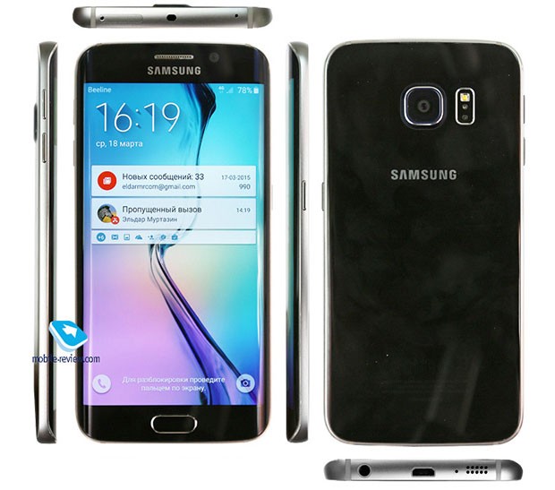 s7 edge negro