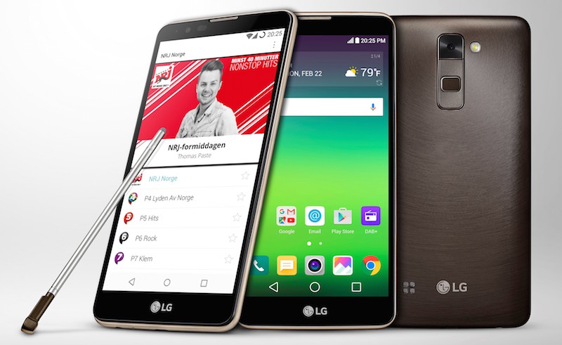 LG Stylus 2 es el primer smartphone en soportar DAB+