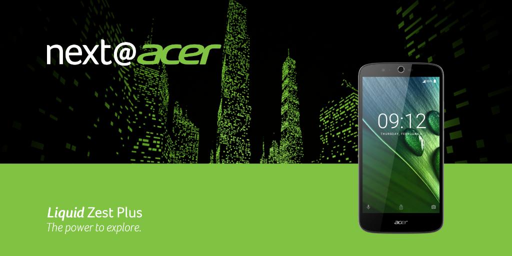 Acer anuncia al Liquid Zest Plus con una batería de 5000 mAh
