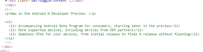 Google Android beta