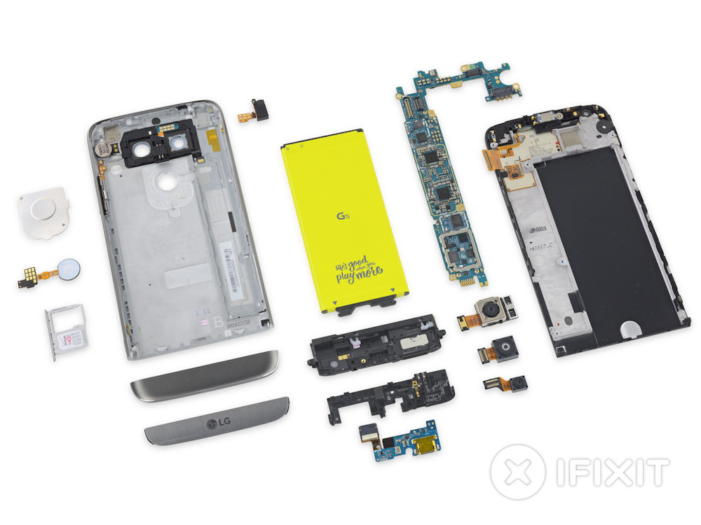 Despiece del LG G5 revela alta reparabilidad gracias a un diseño modular