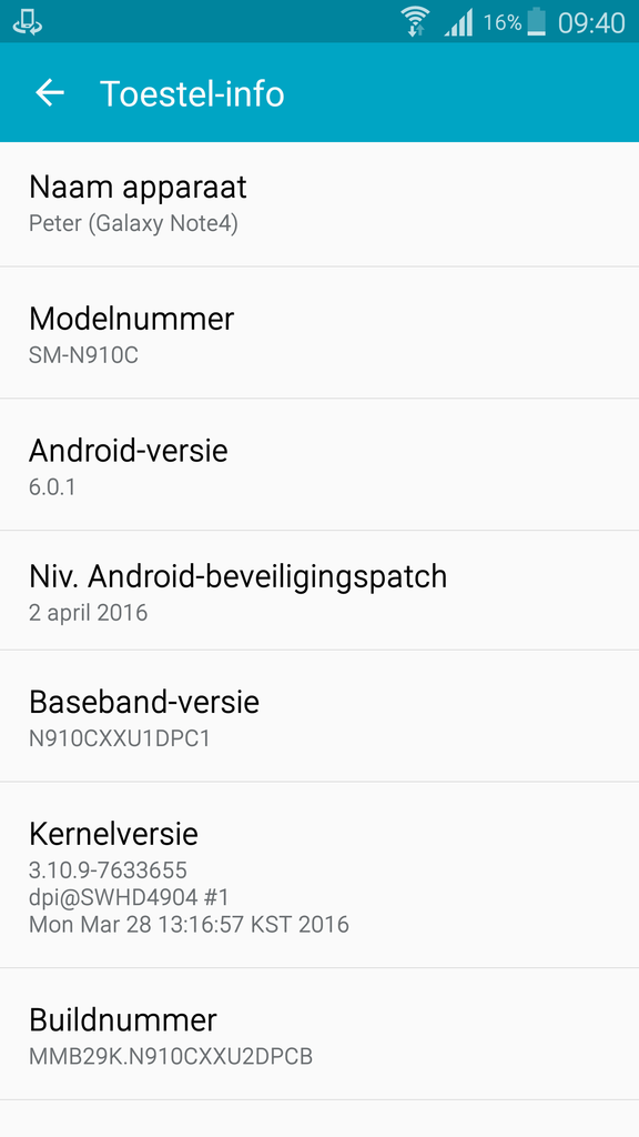 galaxy note 4 marshmallow