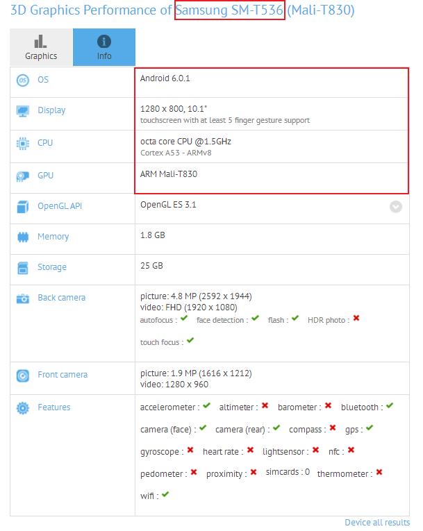 Galaxy tab 4 advanced 10.1