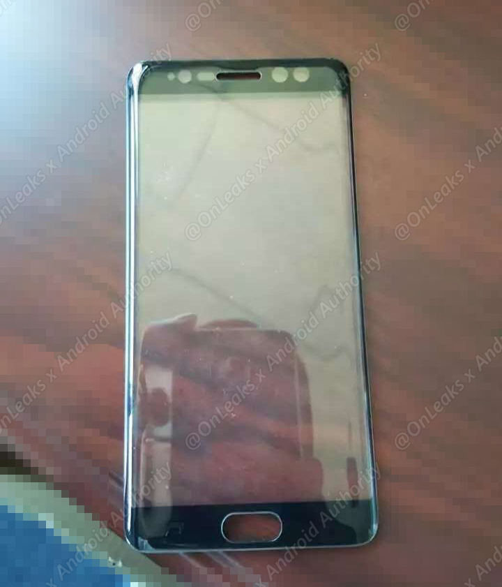 Panel frontal Note 7 scanner de iris