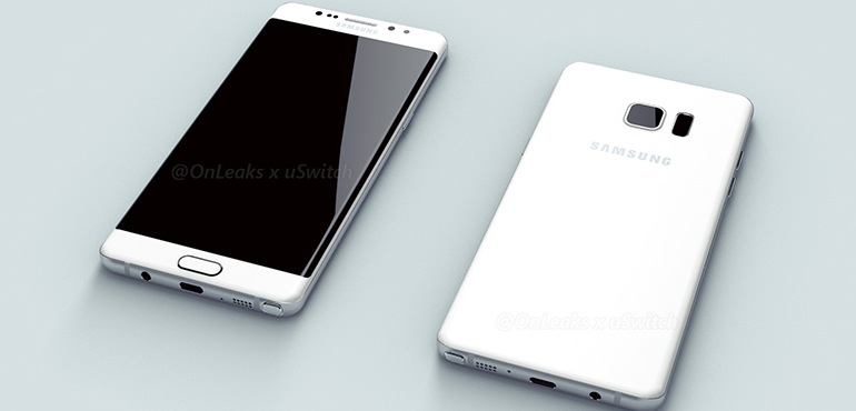 Samsung Galaxy Note 7 aparece en renders basados en planos de fábrica