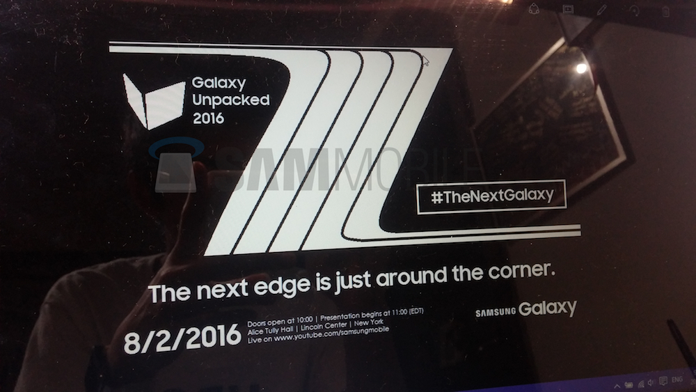 Samsung Galaxy Note 7 anuncio