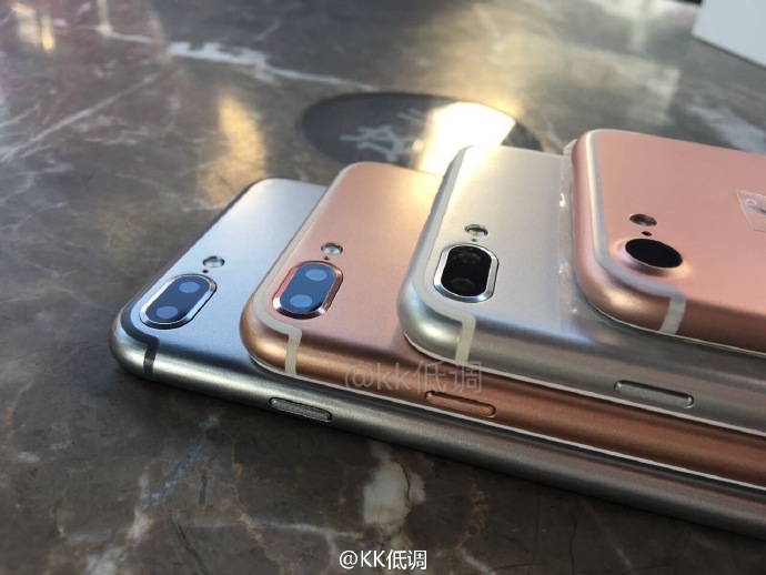 iPhone 7 y iPhone 7 Plus en foto filtrada
