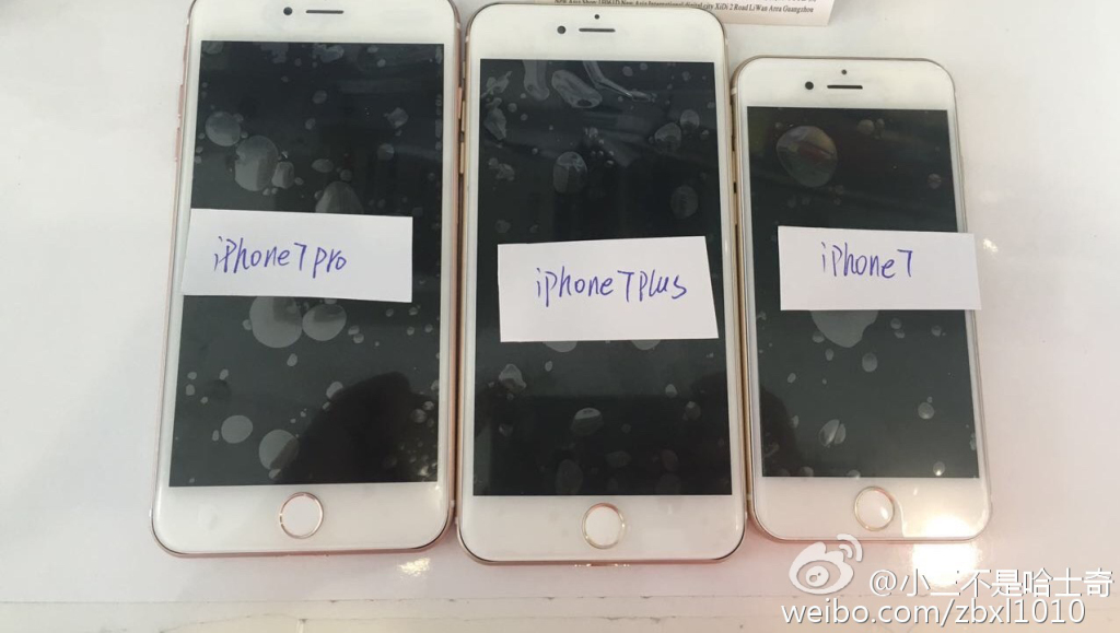 iPhone 7, iPhone 7 Plus y iPhone 7 Pro posan para la foto y disparan dudas