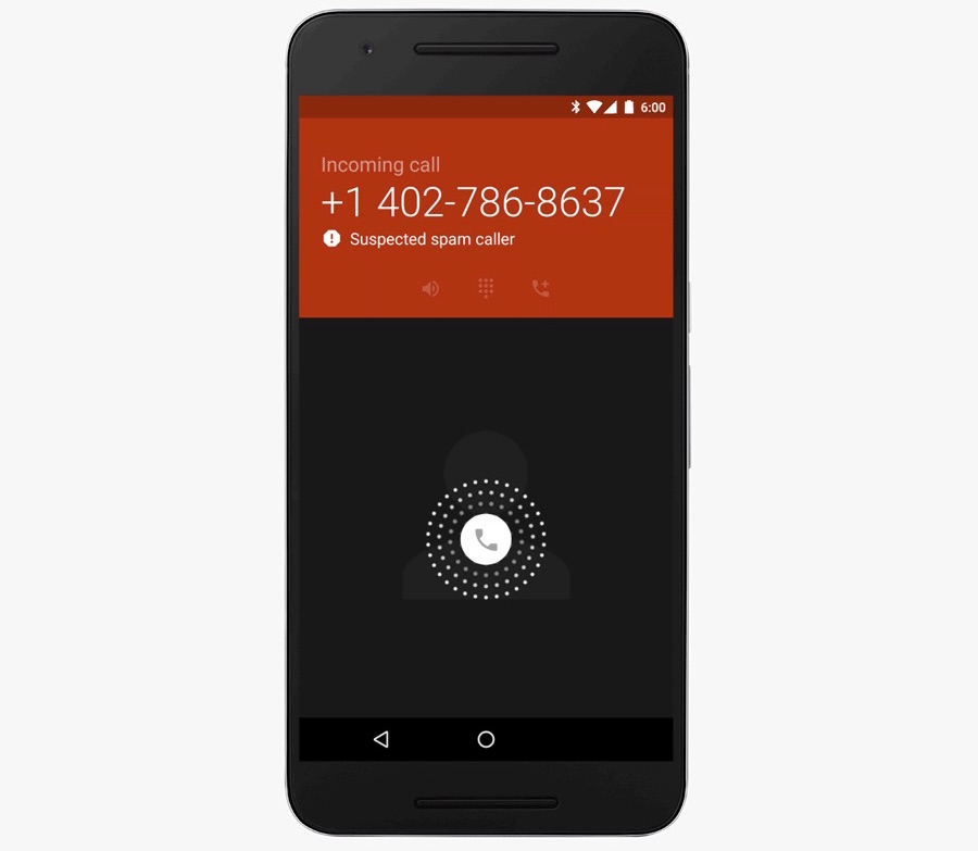 App Teléfono de Google alerta sobre posibles llamadas de spam