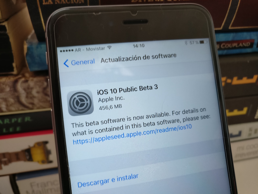 Apple iOS 10 beta 3 pública disponible para descargar