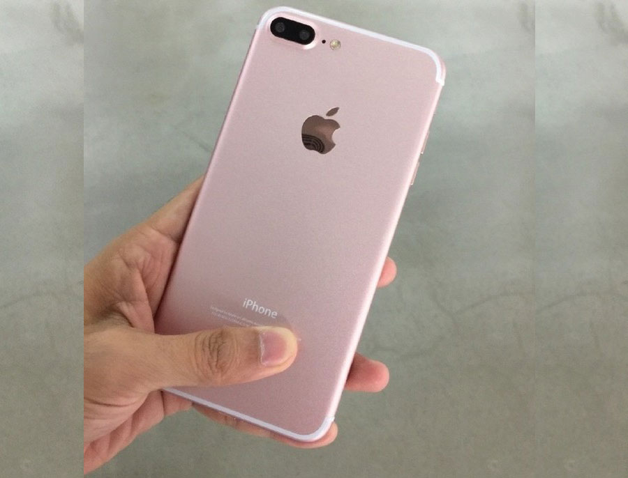 iPhone 7 Plus en color oro rosado se filtra en fotos mostrando su cámara dual