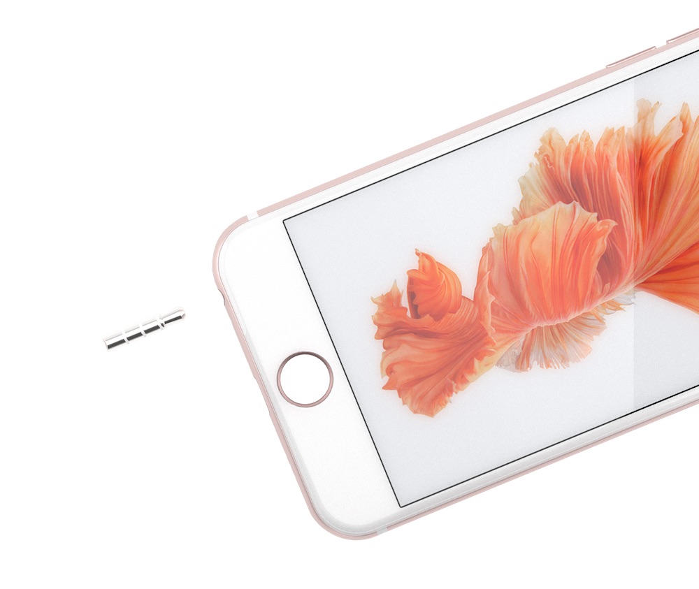 Este accesorio convierte al iPhone 6 en iPhone 7 eliminando el conector para auriculares