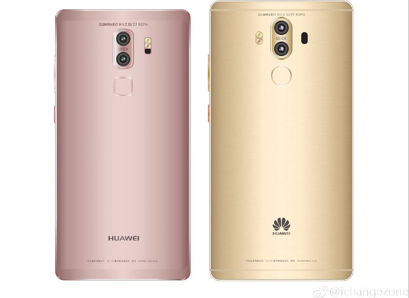 Huawei Mate 9 se filtra en fotos mostrando su parte posterior