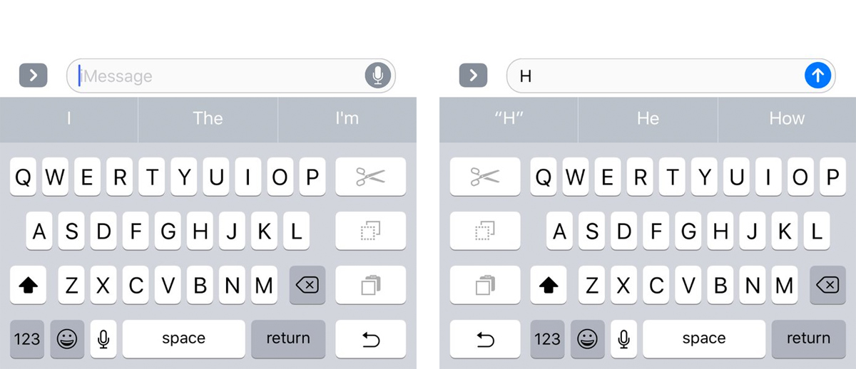 teclado oculto ios