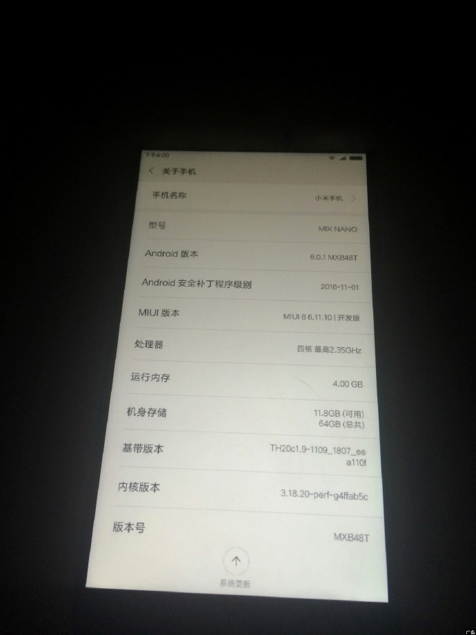 xiaomi mi mix nano