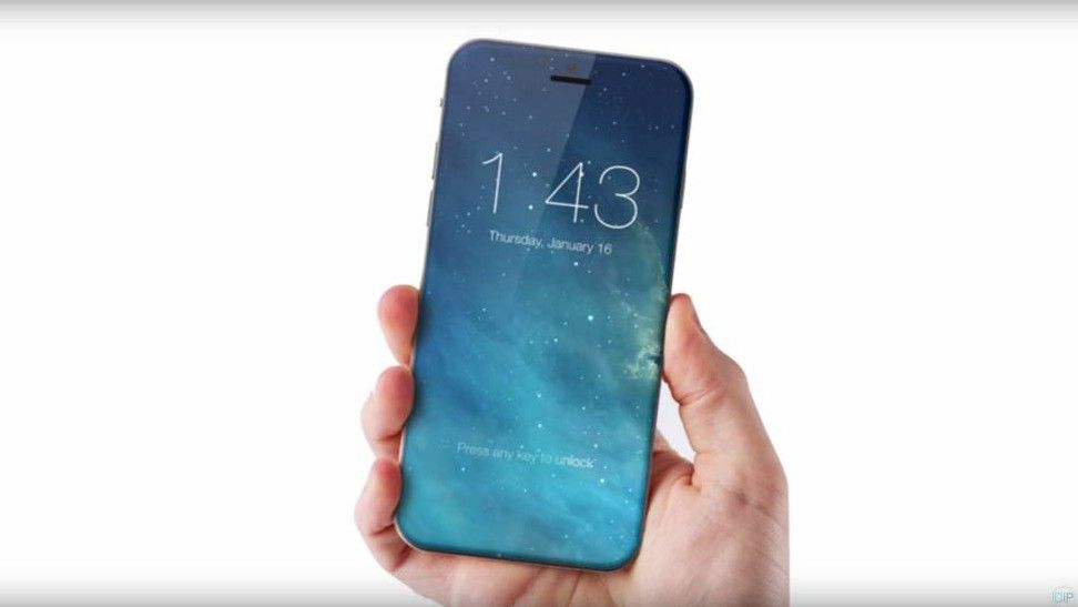 Apple iPhone 8 llegaría en variantes de 5 y 5.7″ con diseño de bordes curvos