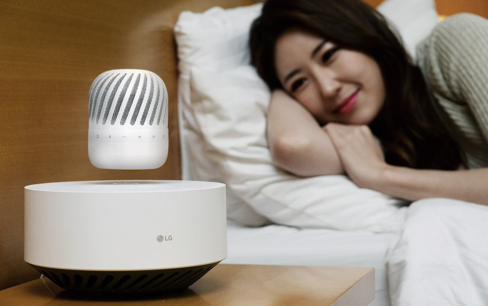 LG anuncia un parlante Bluetooth que levita para CES 2017