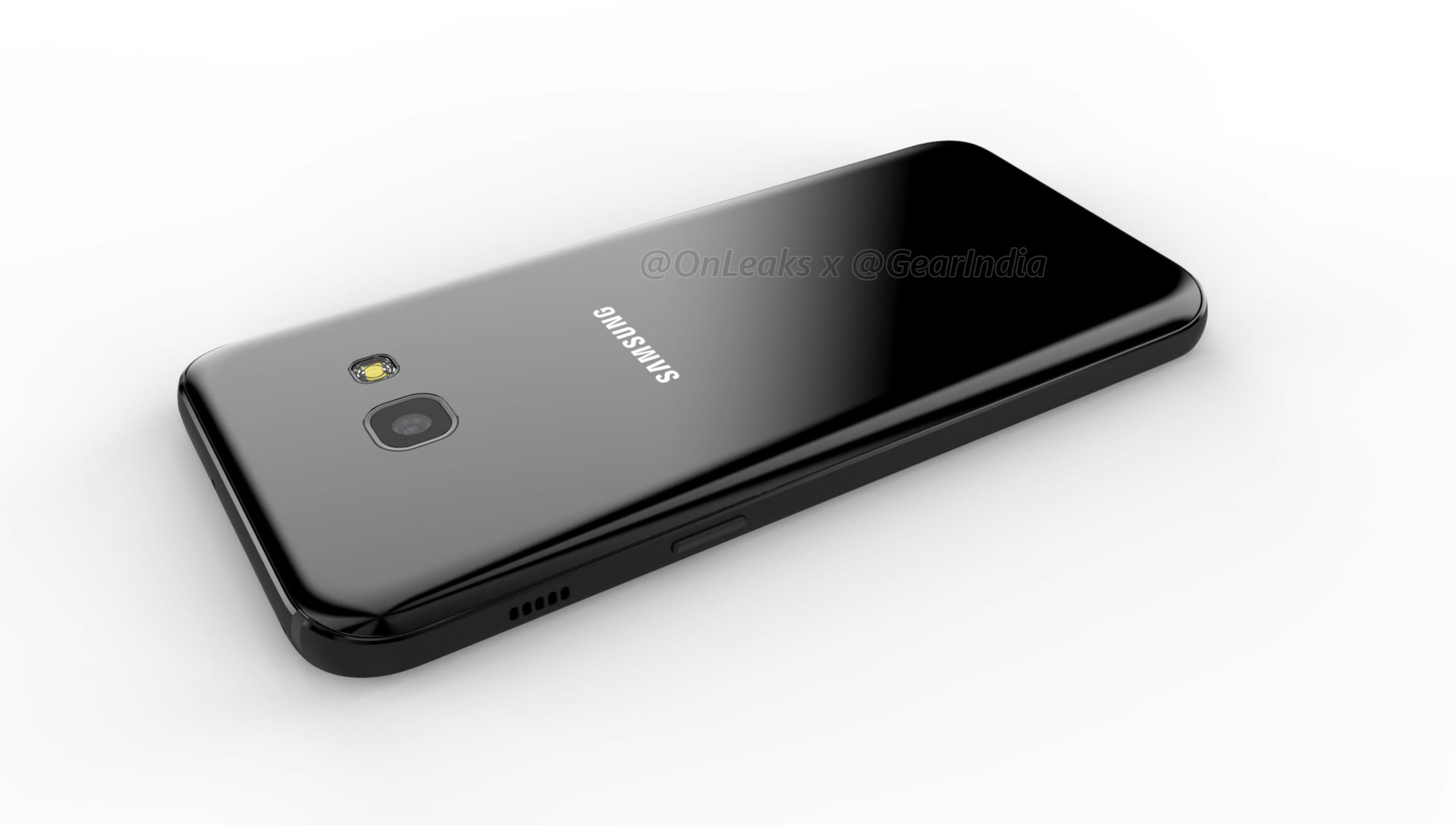 Galaxy A3 (2017) render