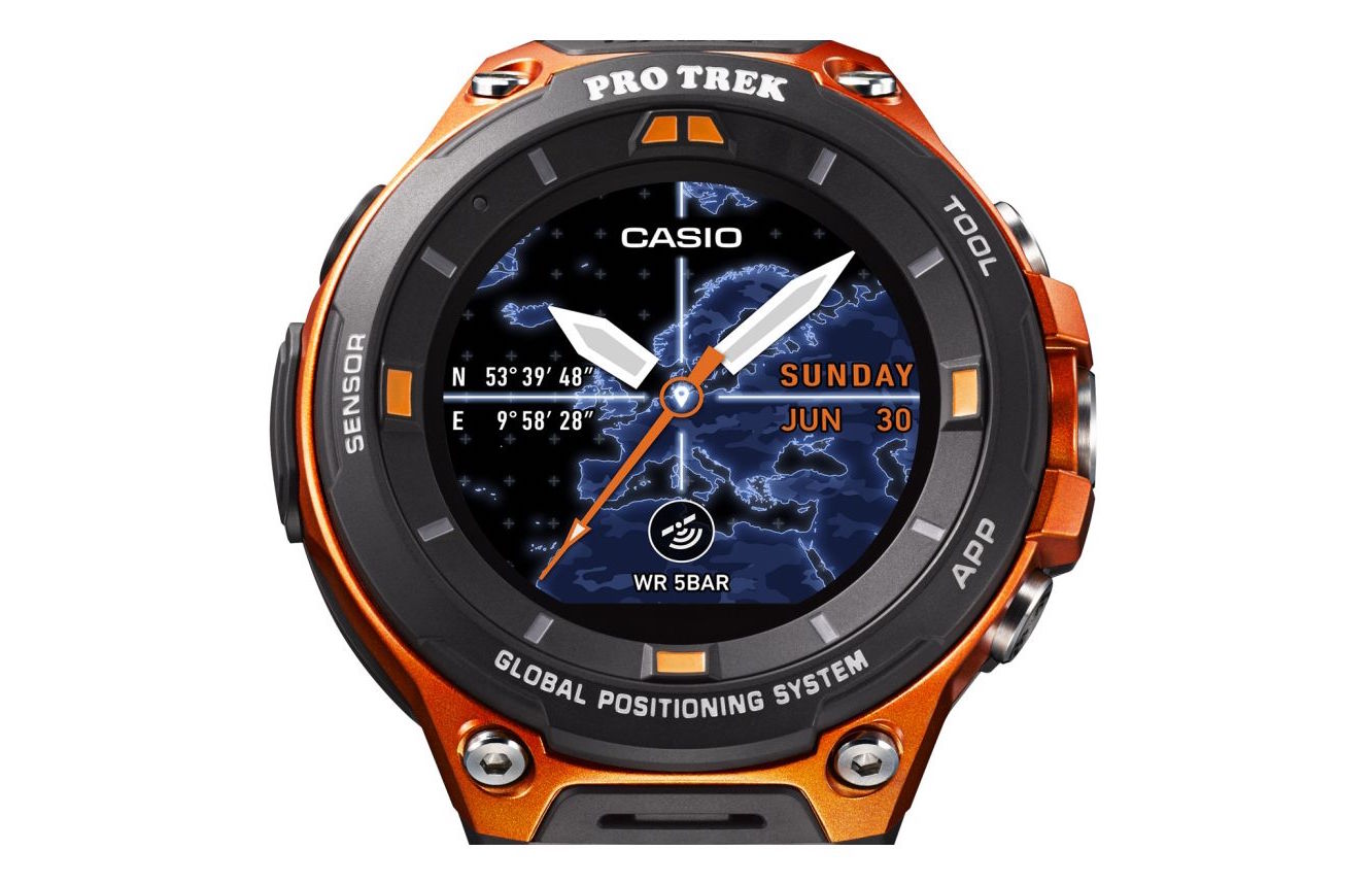Casio WSD-F20 será el primer smartwatch Android Wear 2.0 cuando se lance en abril