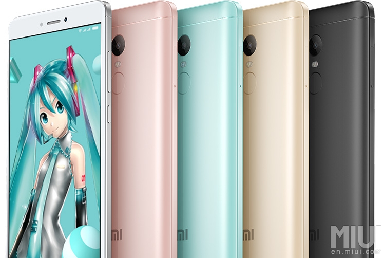 Redmi note 4X colores