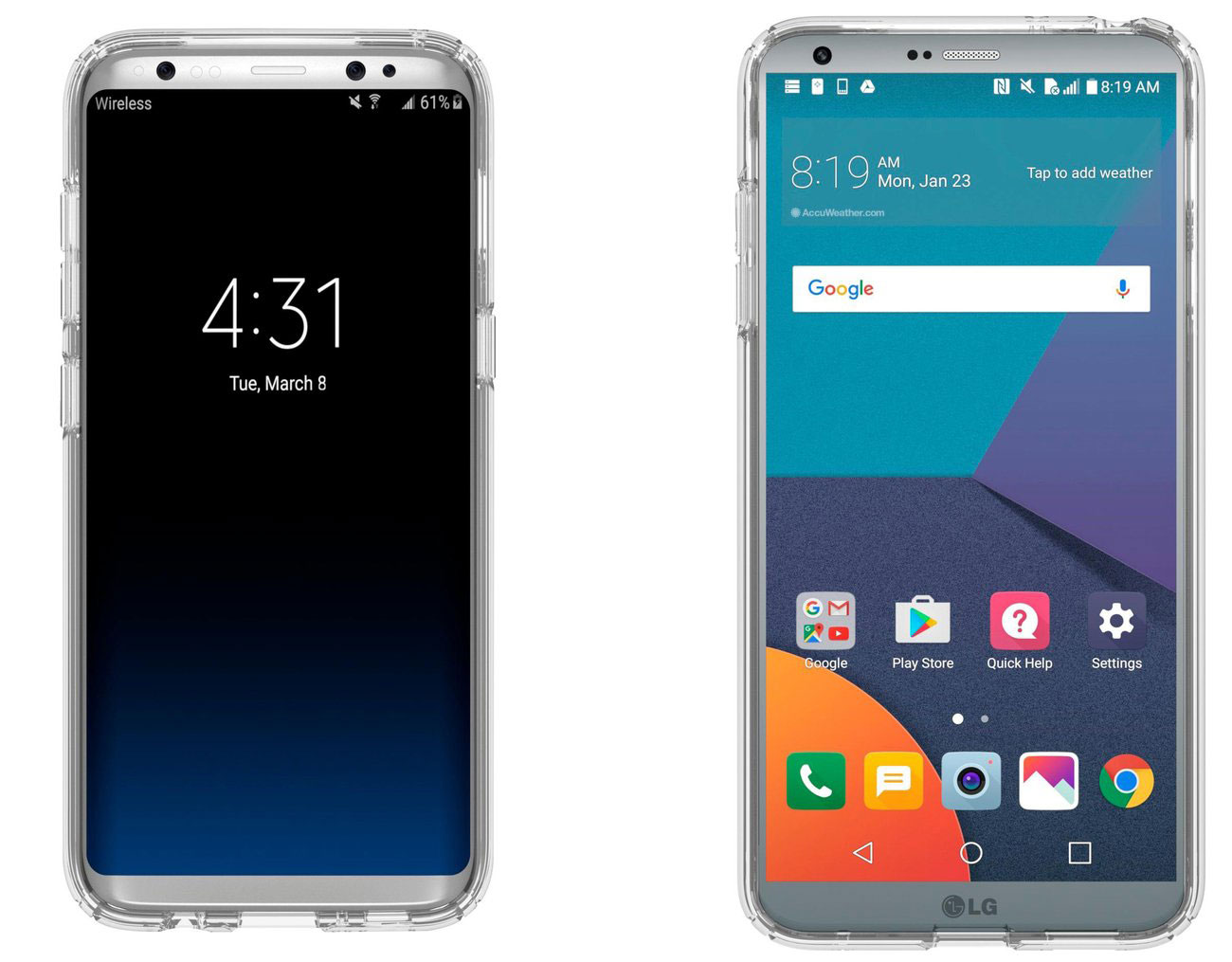 LG G6 y Samsung Galaxy S8 tendrán sus días “D”: 10 de marzo y 21 de abril