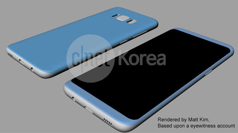 Galaxy S8 render