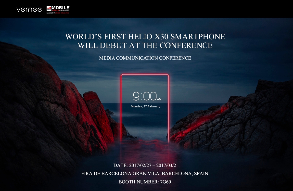Vernee Apollo 2 con chip Helio X30 y 8GB de RAM será anunciado en MWC 2017
