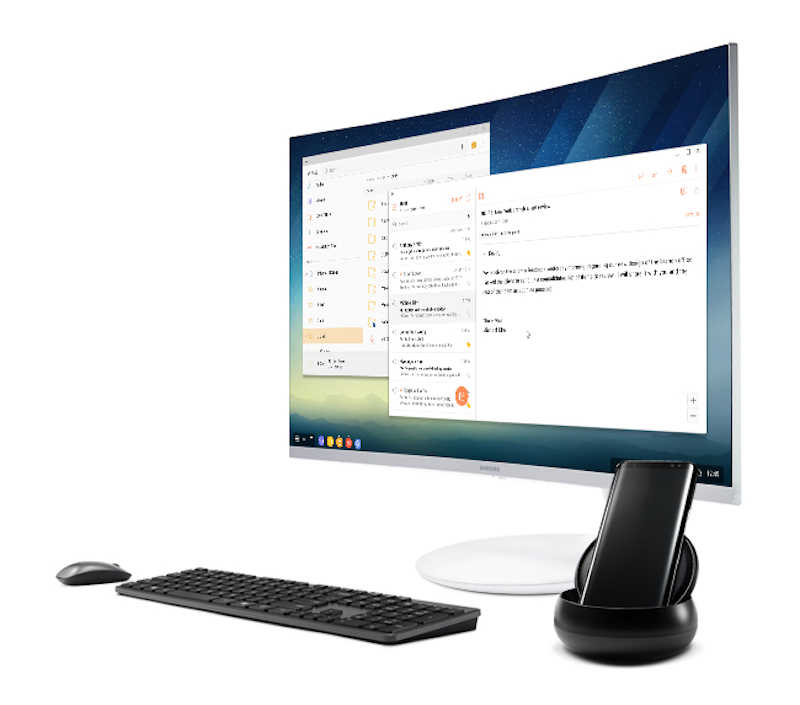 Samsung DeX extiende las posibilidades del Galaxy S8 al escritorio