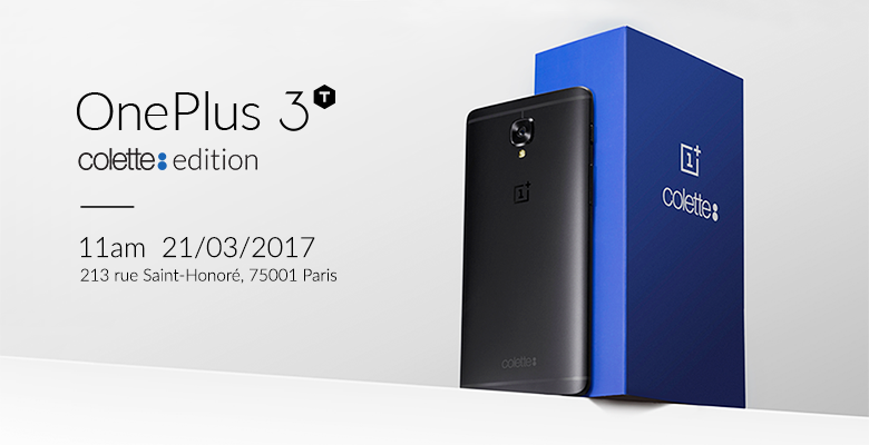 Nueva edición limitada: OnePlus 3T Colette Edition saldrá el 21 de marzo