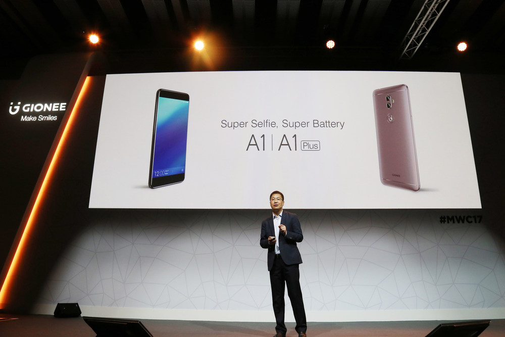 Gionee lanza nueva serie A de smartphones enfocada en selfies