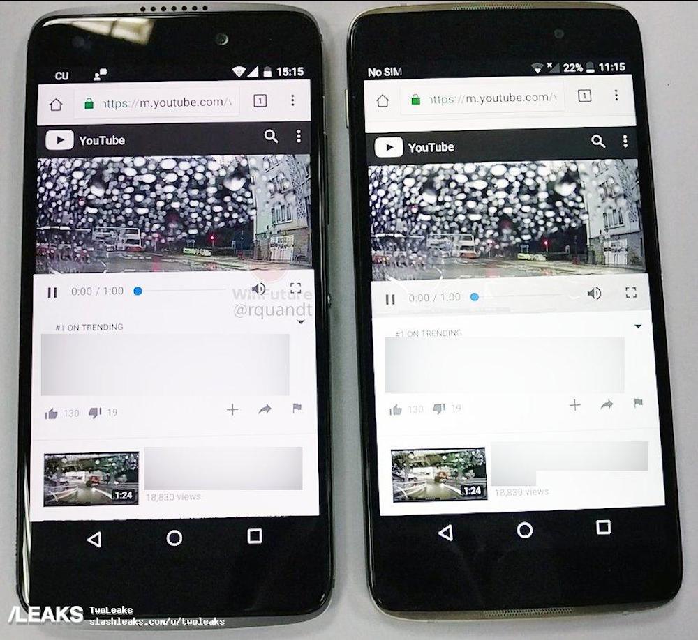 Imágenes del posible Alcatel Idol 5s recientemente certificado por la FCC