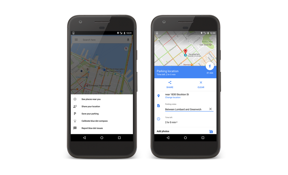 Google Maps recordará en dónde se dejó estacionado el auto