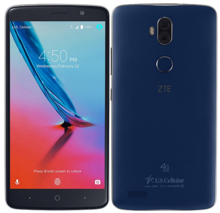 Cara y contracara del ZTE Blade Max 3.