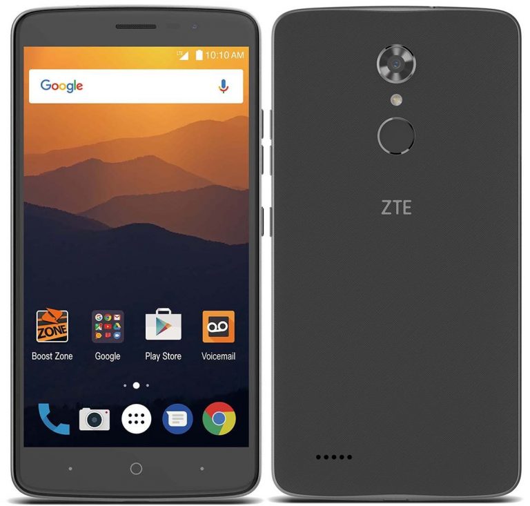 Cara y contracara del ZTE Blade Max XL.