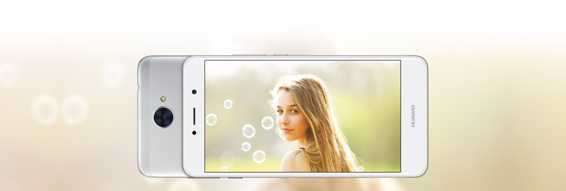 Render publicitario ilustrativo de la calidad de imagen del Huawei Y7.